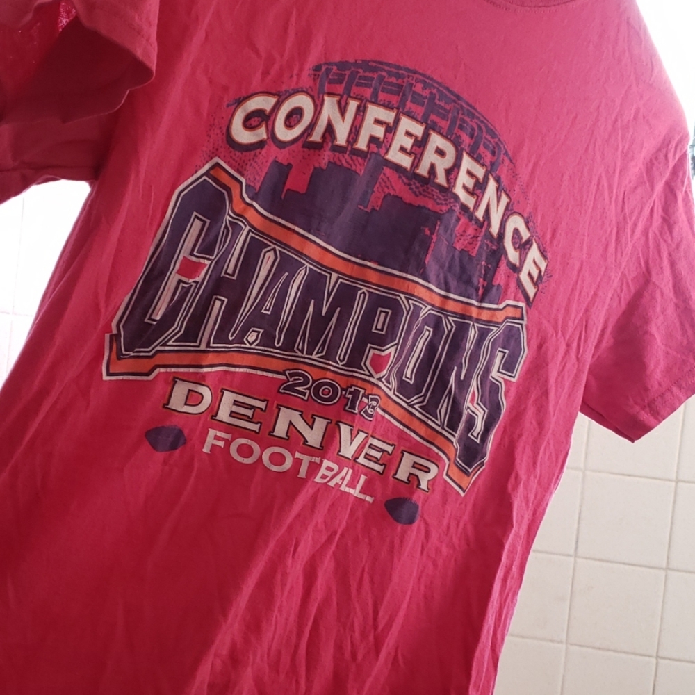 Pink/Purple Broncos Championship Short Sleeve Tee